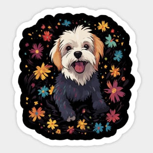 Maltese Happiness Sticker